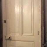 Old Haussmannian door 83x219.5cm with glazed transom frame.