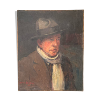 Oil portrait on canvas