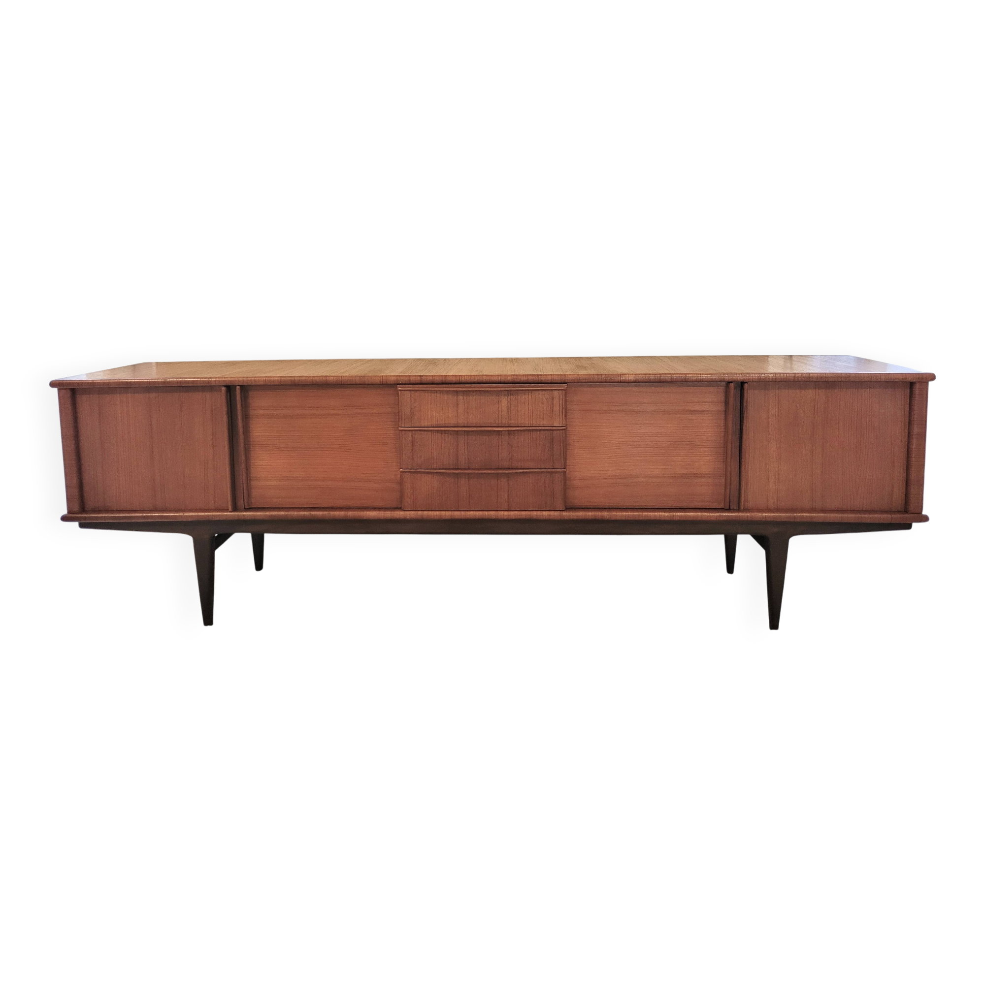 Scandinavian design sideboard in vintage teak