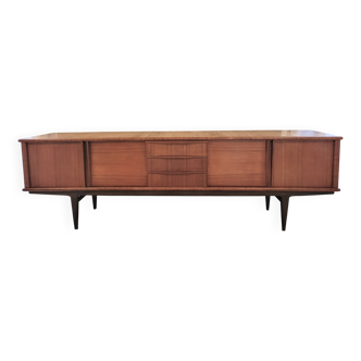Scandinavian design sideboard in vintage teak