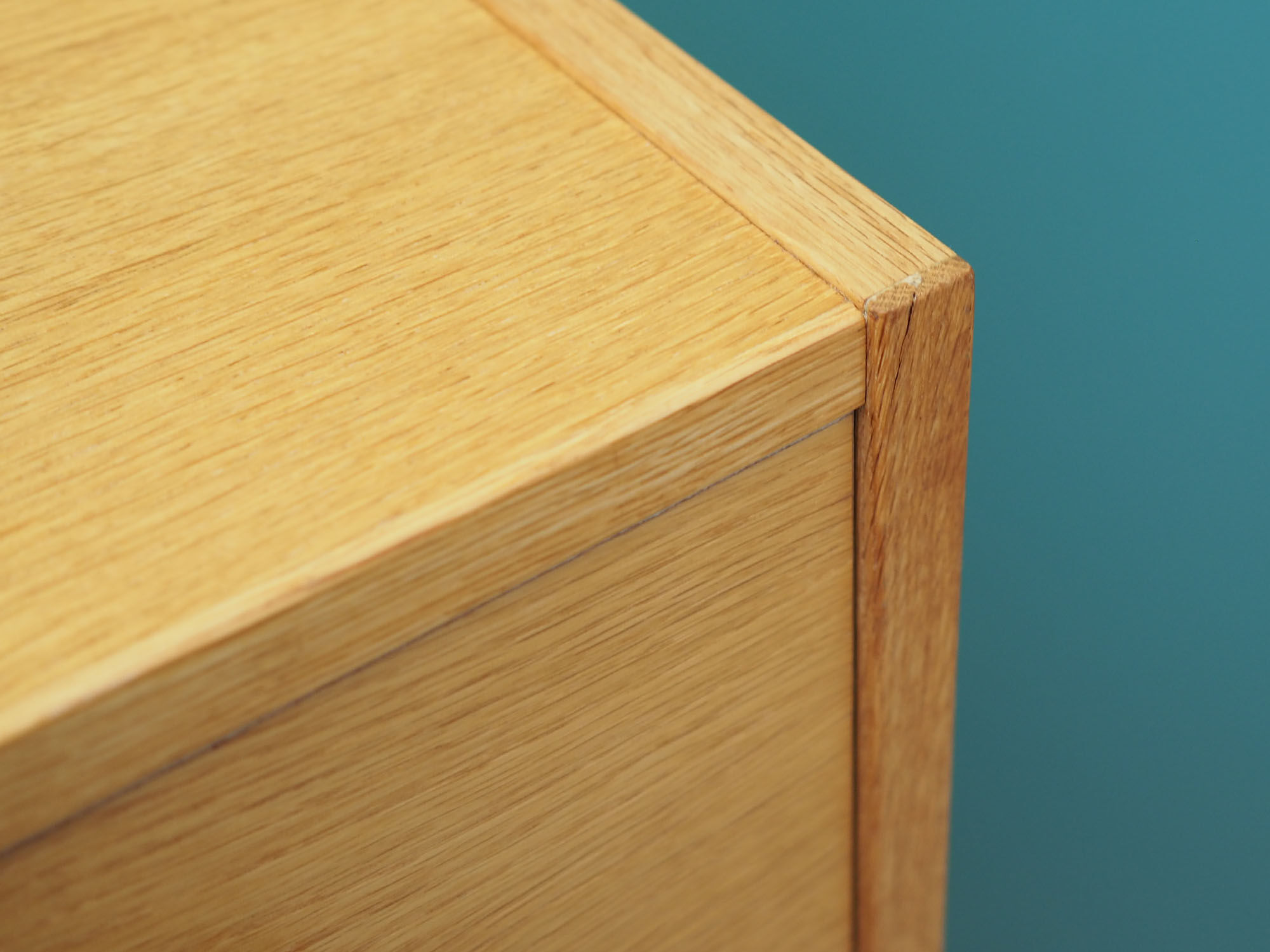 Commode en frêne, design danois, années 70, fabriqué au Danemark