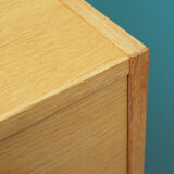 Commode en frêne, design danois, années 70, fabriqué au Danemark