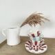 Digoin striped coffee cups