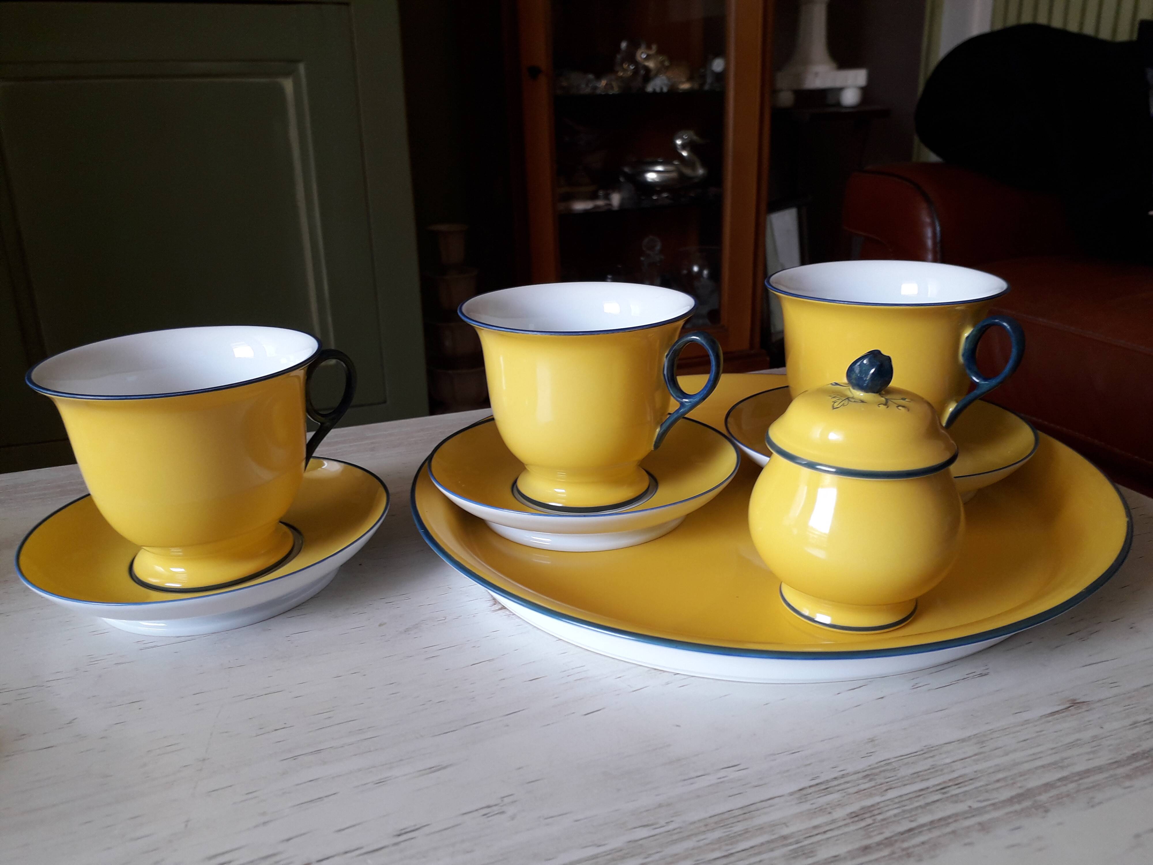 Chastagner Limoges porcelain lunch service