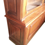 Large walnut library XIX°