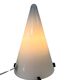 Vintage glass table lamp teepee by sce, 1990s