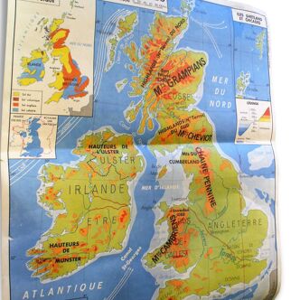 School poster United States of America /les British Isles