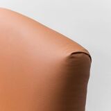 Poltrona in ecopelle gigi radice minotti anni ’50 vintage modernariato