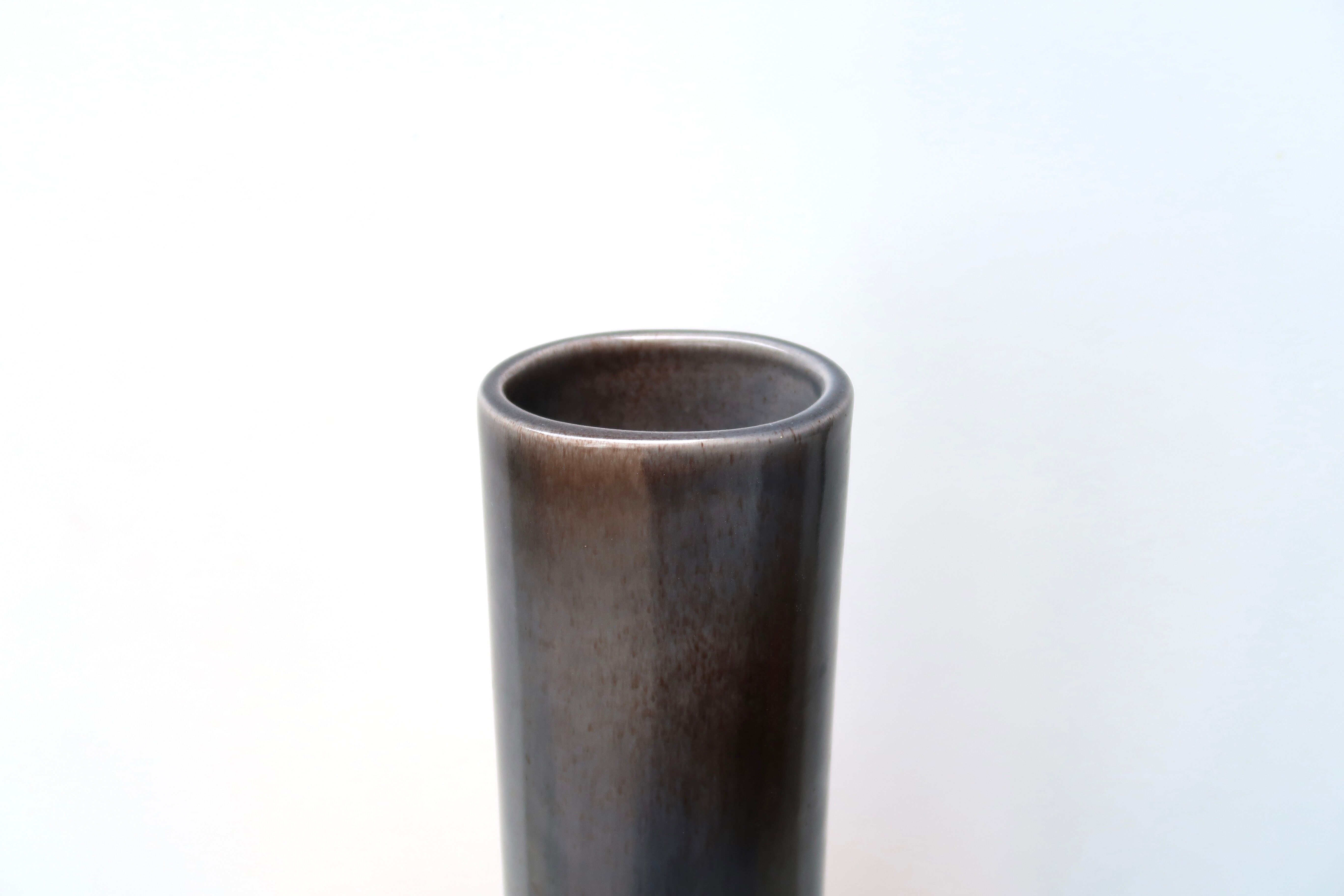Ceramic scroll vase by Max Idlas, 70s