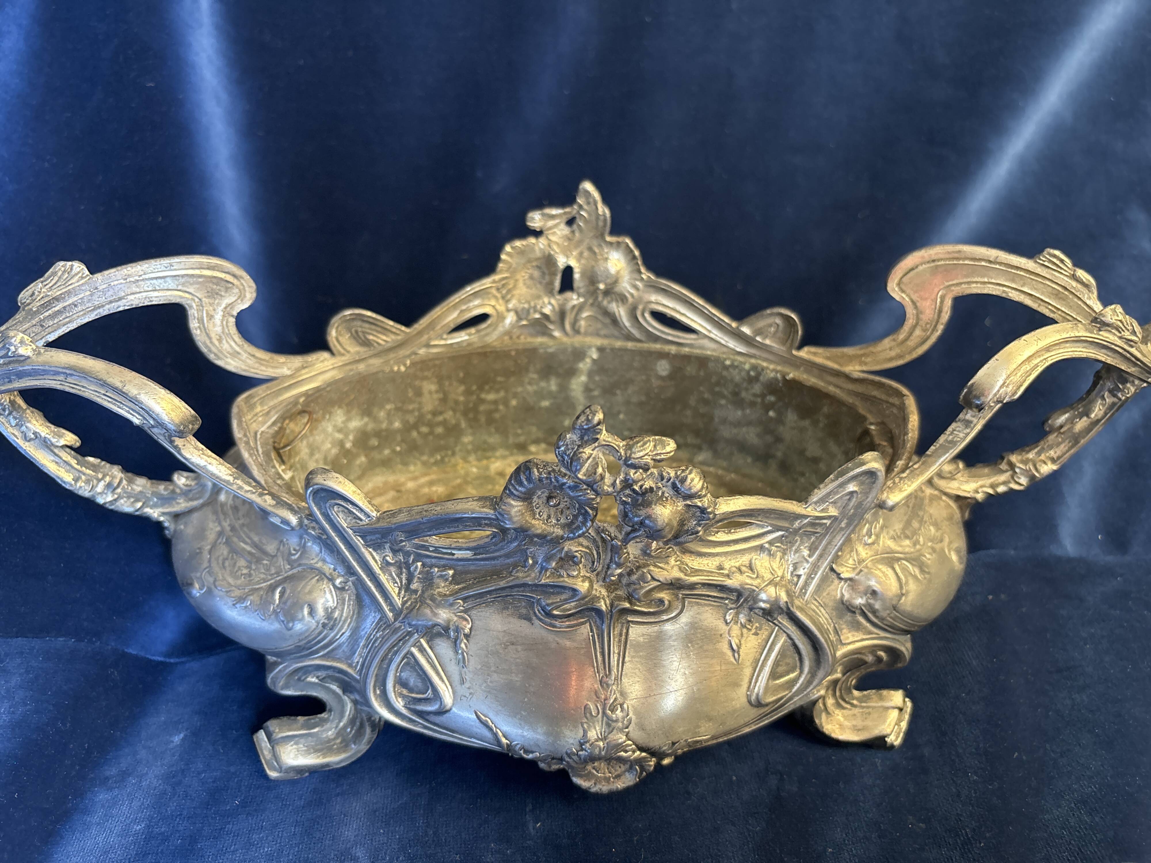 Pair of Art Nouveau planters