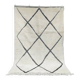 Tapis berbère Beni Ouarain losange 250cmx150cm