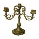 Old three-pointed bronze chandelier early twentieth century