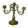 Old three-pointed bronze chandelier early twentieth century