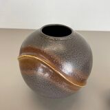 Set of 2 rare ceramic pottery "orion" vases by dümler and breiden, germany 1970s