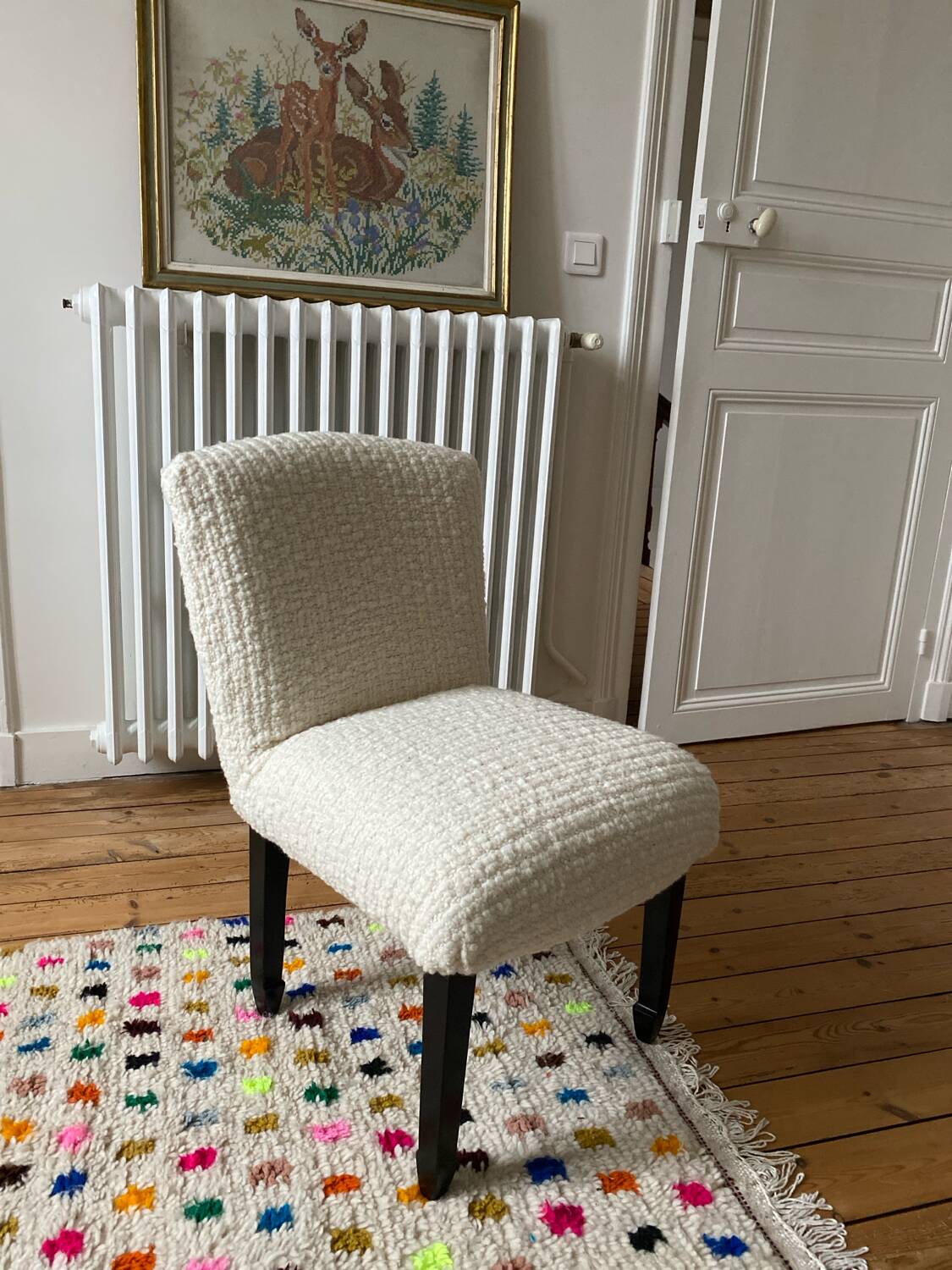 Restored empire armchair