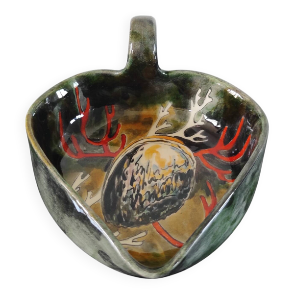Coupelle/ vide-poche artisanal vintage - signé marie Louise Impe