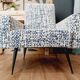 Rockabilly armchair completely refurbished