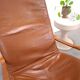 Leren Nonna fauteuil à bascule Paul Tuttle, Strässle, fauteuil à bascule