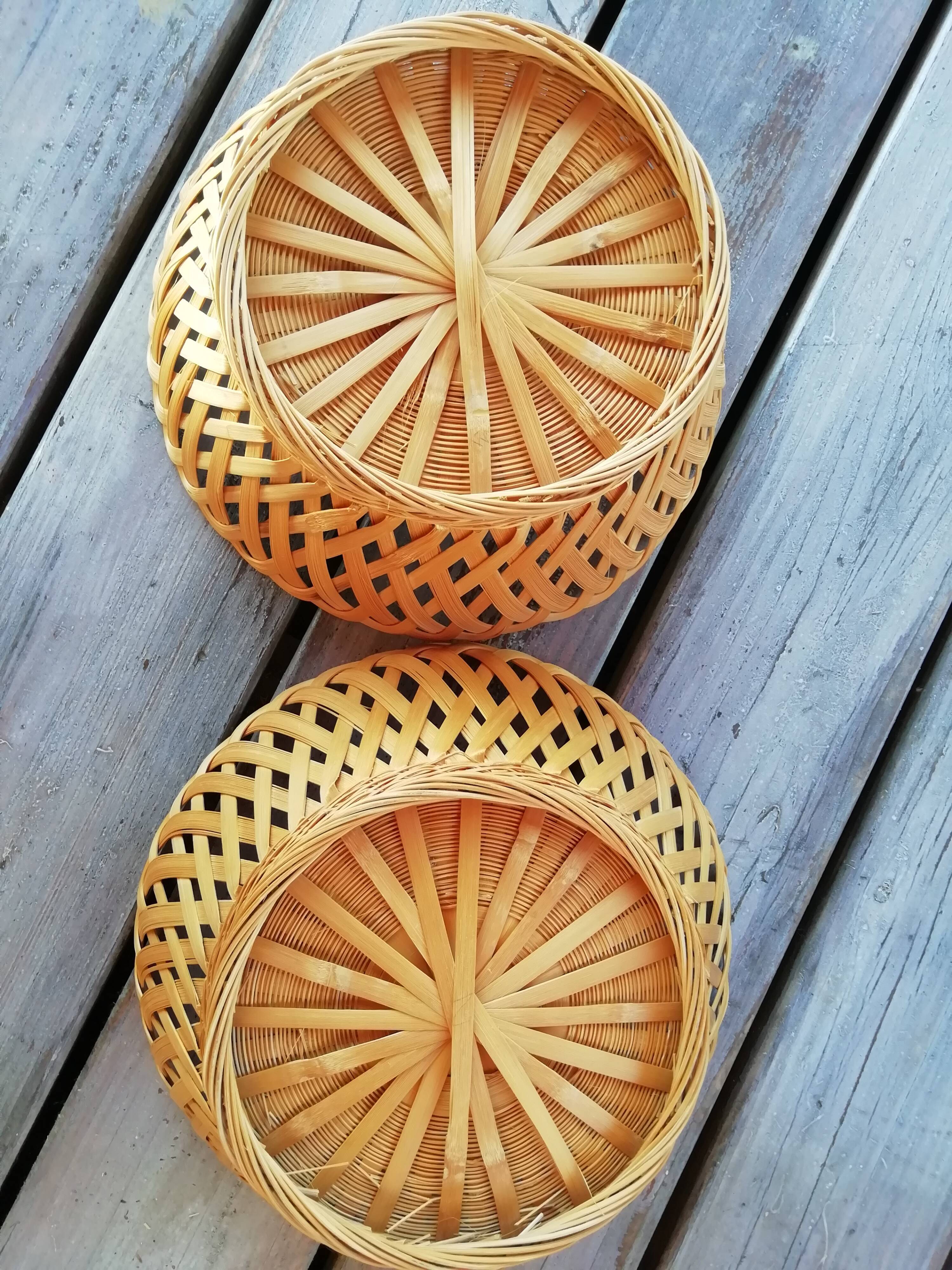Pair of bread baskets