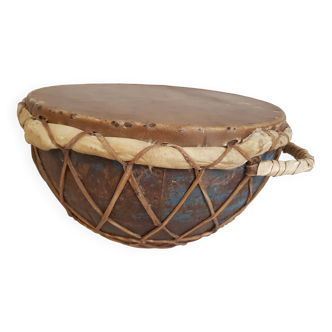 Ancien tambour "Nagara" indien