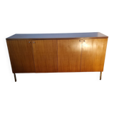 1960s teak and chrome sideboard