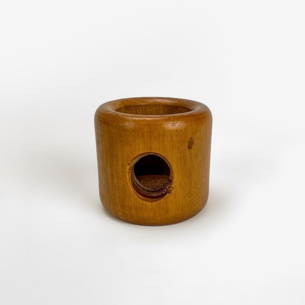 Old nutcracker with turned wooden screws
