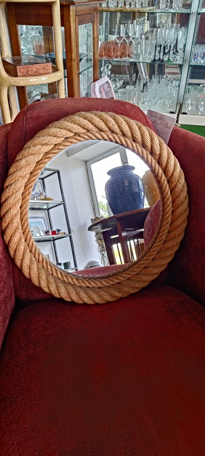 Vintage rope mirror