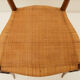 Chiavarina chairs in cherry wood with straw seat, early 20th century, Set of Four