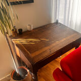 Antique sloped desk / vintage secretary