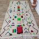 Tapis berbère marocain artisanal fait main 270 X 136 CM
