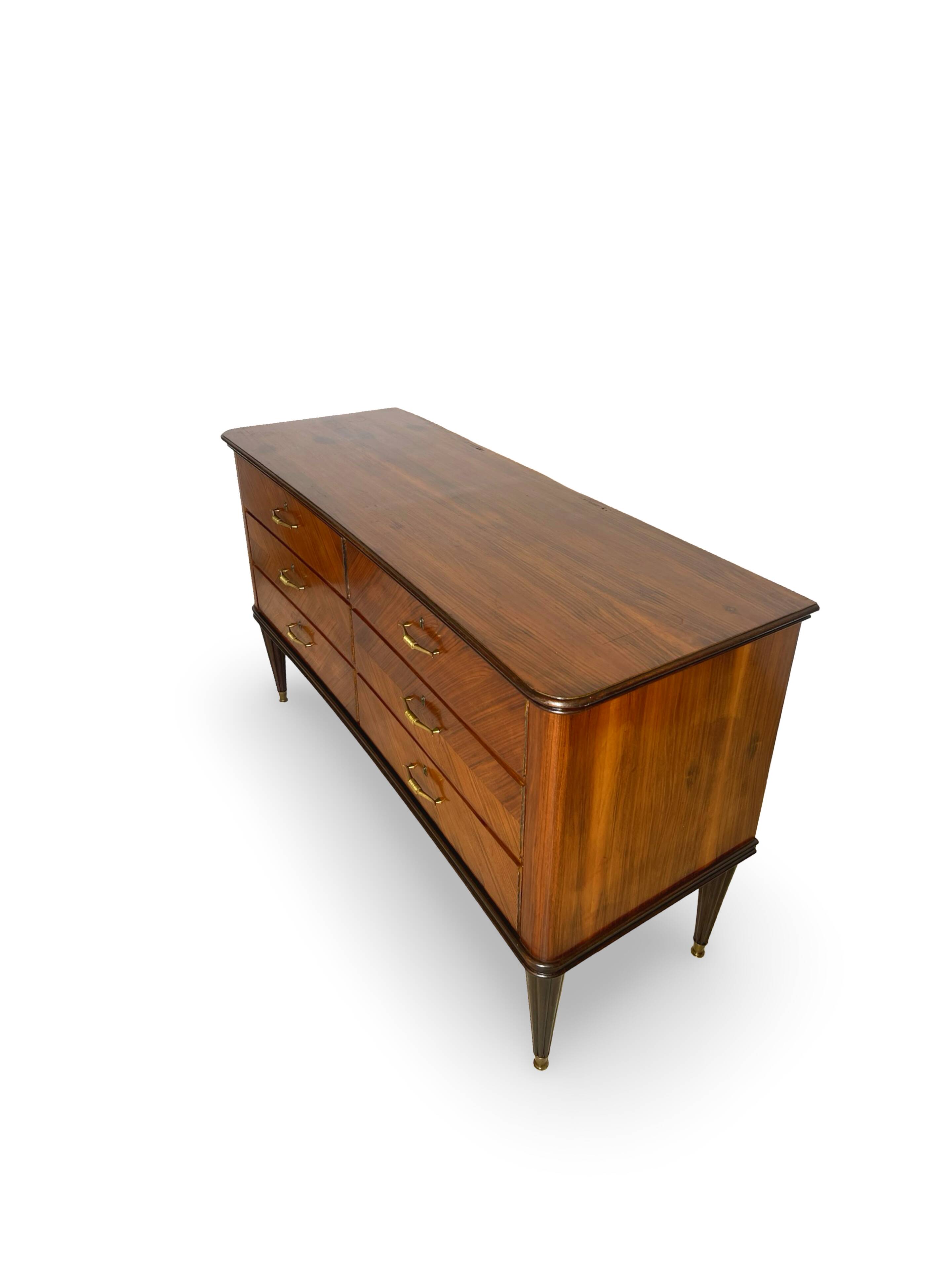 An Italian chest of drawers from the mid-20th century.