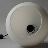 Vintage Hema Space Age Rocket-Shaped Table Lamp, Opal Glass Shade, 1990s.