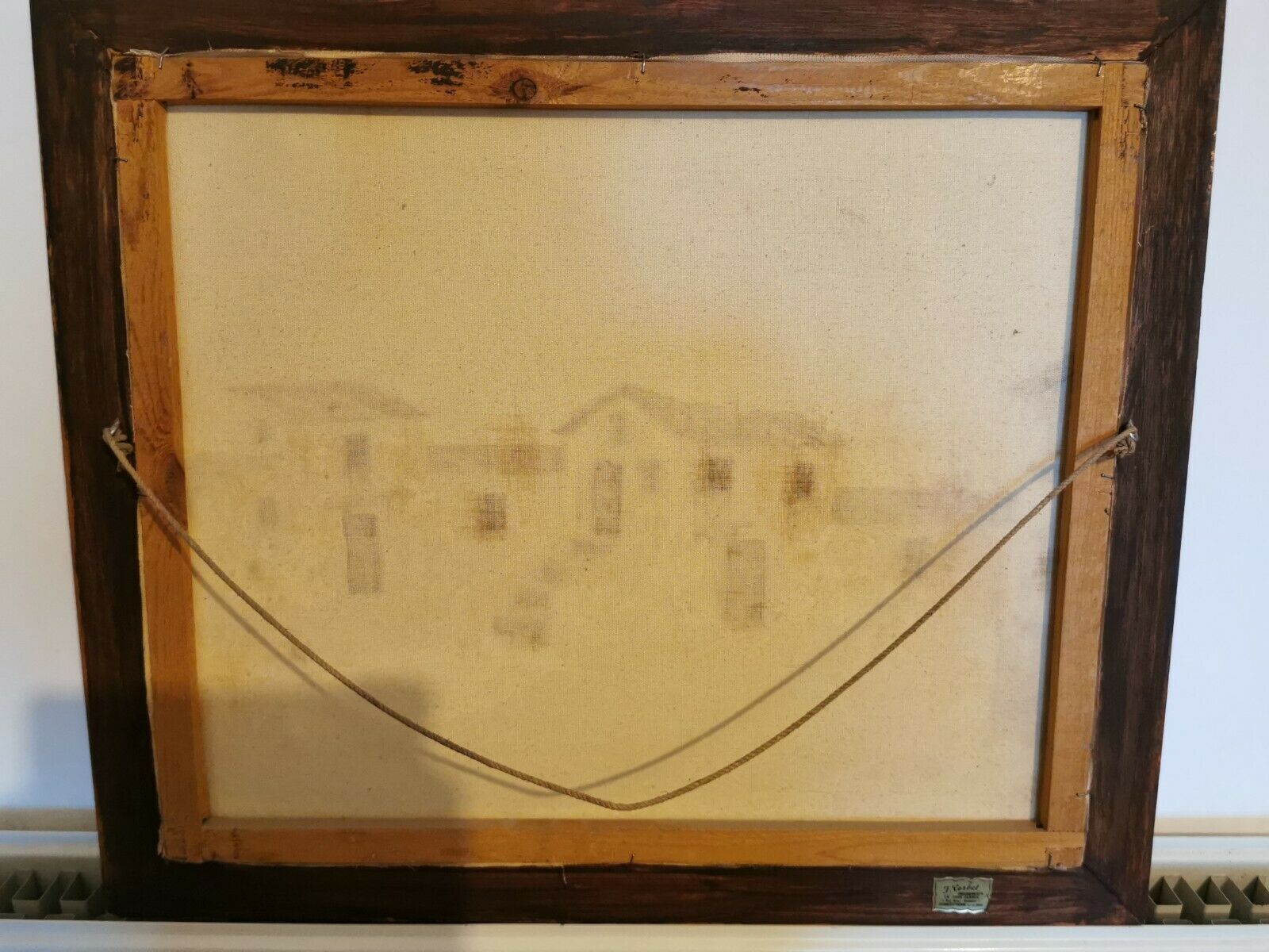 Landscape painting signed