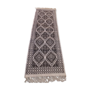 Tapis kilim couloir blanc