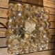 Smoked glass bubble wall light by Helena Tynell circa 1970
