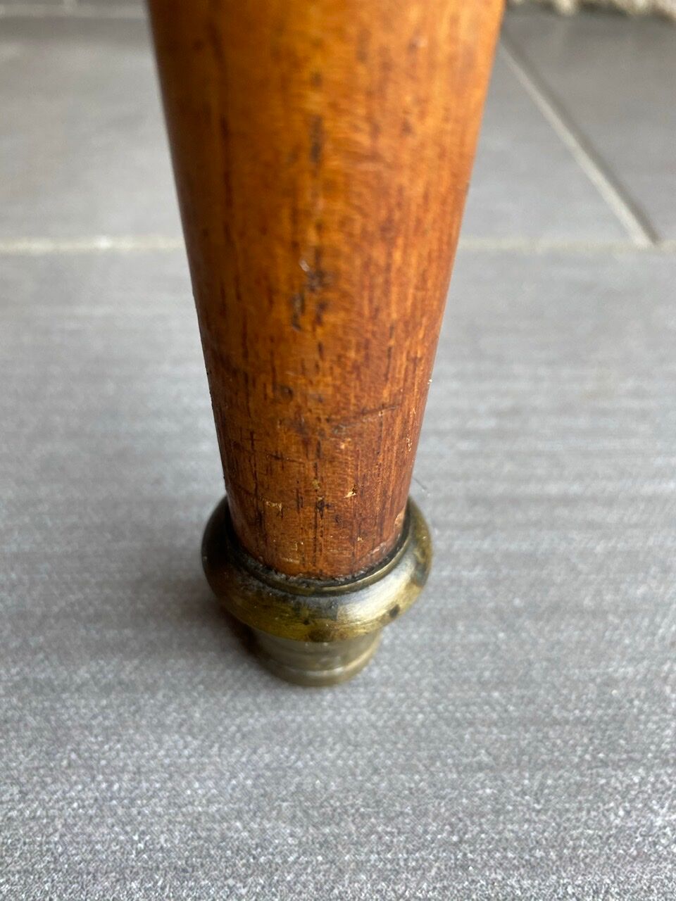 Louis XV-style hot water table in brace, early XX Century