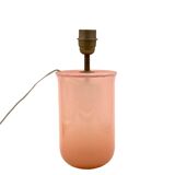 Mid Century Modern Pink Murano Glass Table Lamp Base, Italy, 1950s