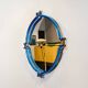 Vintage mirror with a Murano glass frame, Italy, 1970s.