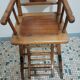 Antique high chair