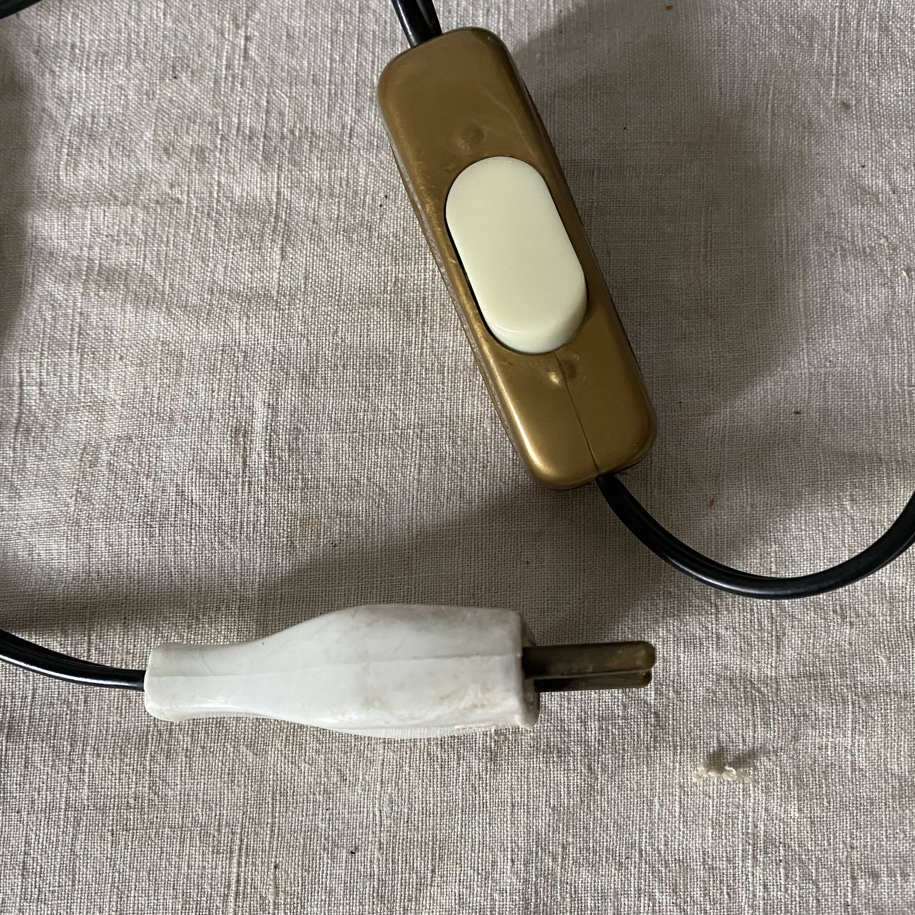 Vintage Scandinavian ceramic lamp, 70s