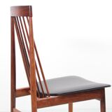 Suite of 6 rosewood bar chairs from Rio