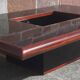 Signed coffee table (Jean Claude Mahey, 70s)