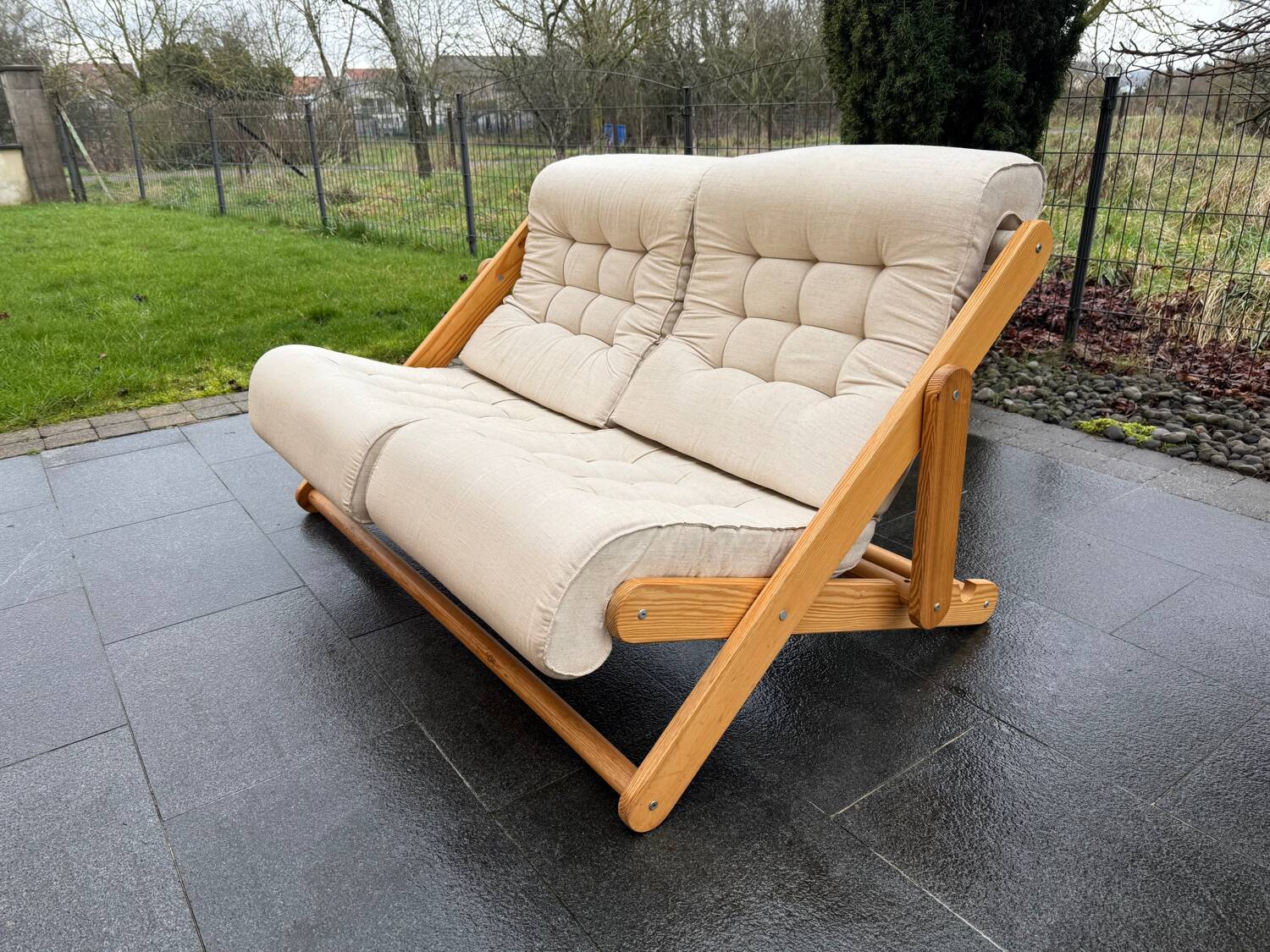2-seater sofa 'kon tiki' & gillis lund ikea 1980