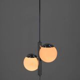 Art Deco Pink Pendant, 1930, Restored