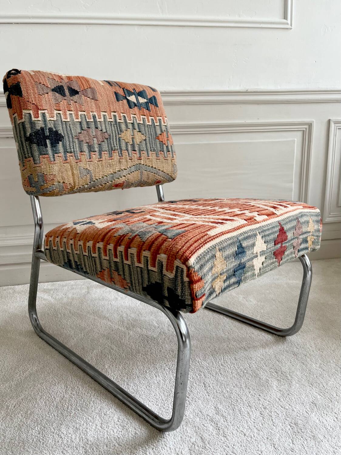 Vintage kilim chair