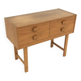 Scandinavian oak chest of drawers, Sweden, 1960
