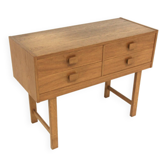 Scandinavian oak chest of drawers, Sweden, 1960