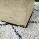 1970s Fedam travertine coffee table