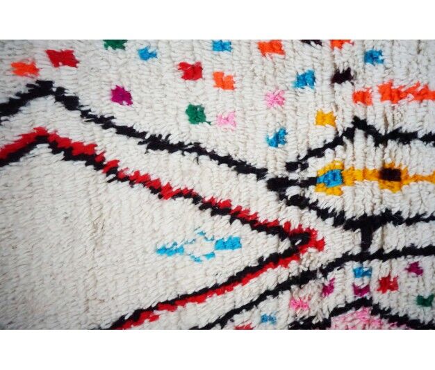 Colorful Berber carpet handmade 235 x 130cm