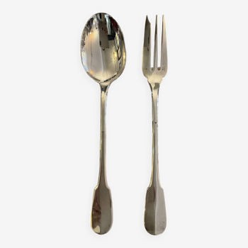 2 serving cutlery. Model Cluny. Christofle